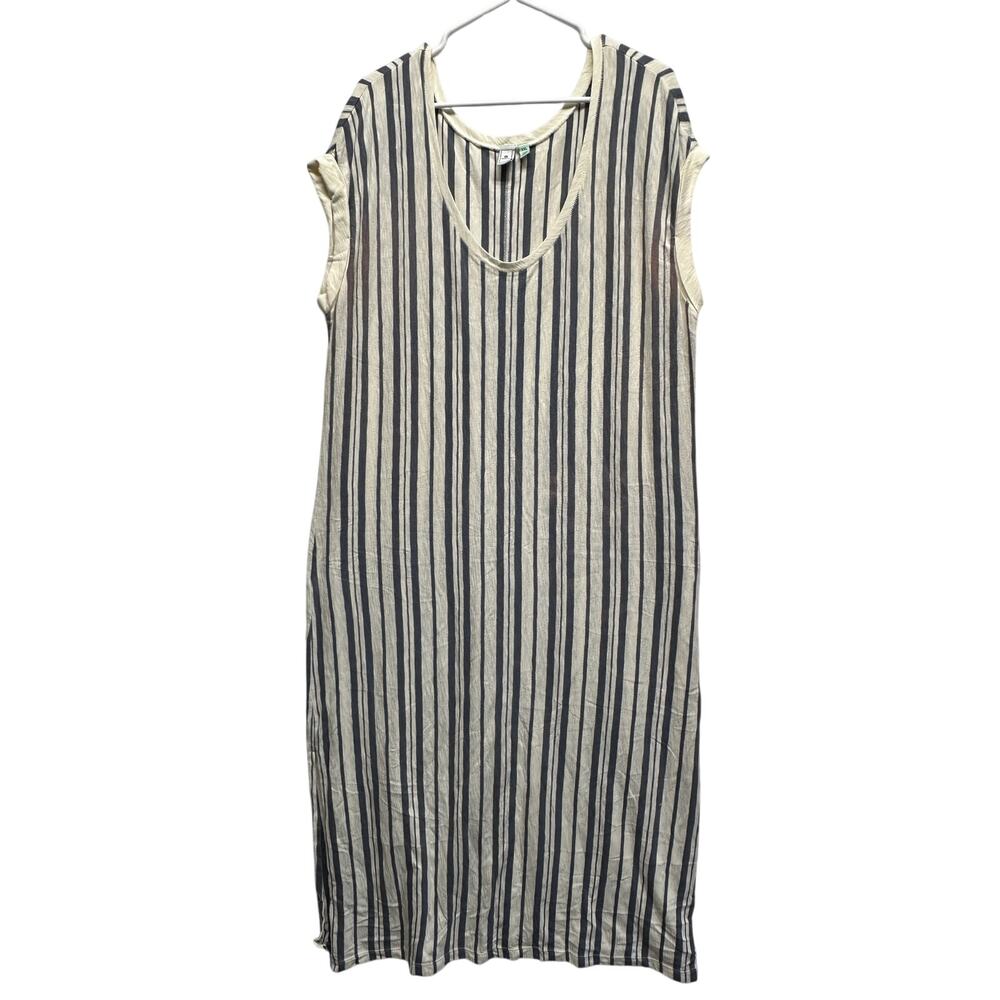 Susina Woman Cotton‎ Dress Cover Up XXL Nautical Resort Cruise Beach
